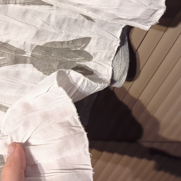 Zara Tee silver print T-Shirt great w. jeans & blazer, stretchy fits sizes S M L - Picture 11 of 12